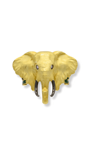 Gold Elephant Ring