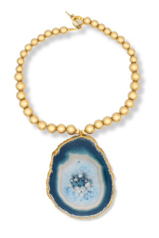 Blue Agate Necklace - Amanda Marcucci 