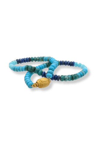 Blue Multi Gemstone Collar - Amanda Marcucci 