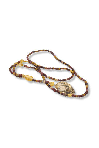 Mookaite Rosary Necklace - Amanda Marcucci 