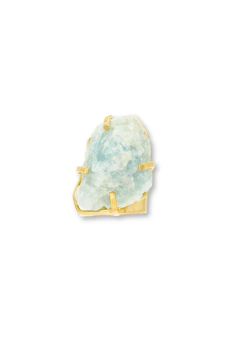 Natural Aquamarine Cuff Ring - Amanda Marcucci 