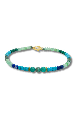 Ocean Blue Gemstone Collar - Amanda Marcucci 