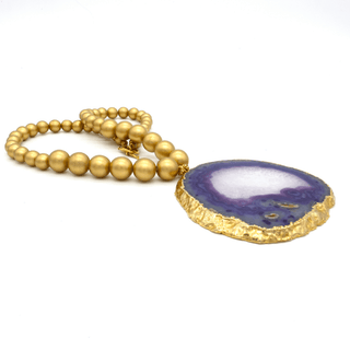 Purple Agate Necklace - Amanda Marcucci 