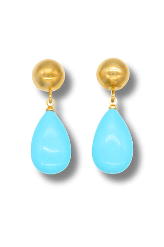 Turquoise Drop Earrings - Amanda Marcucci 