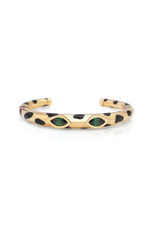 unisex jaguar Gold bangle -Amanda Marcucci