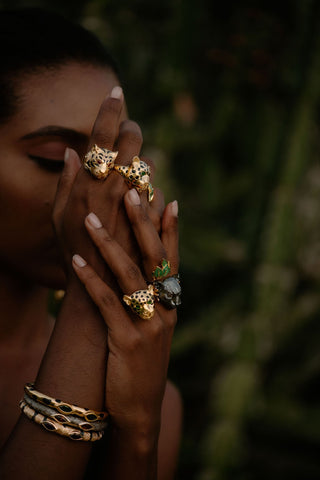 Amanda Marcucci Rings | Cocktails Rings | mens Rings | women rings | Gold rings | panther rings